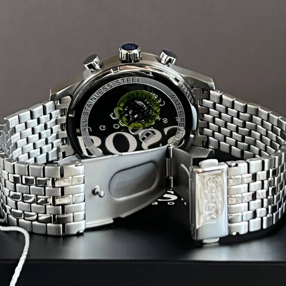 Hugo Boss Men’s Blue Navigator Chronograph Watch (HB1513498) NEW - Picture 9 of 12